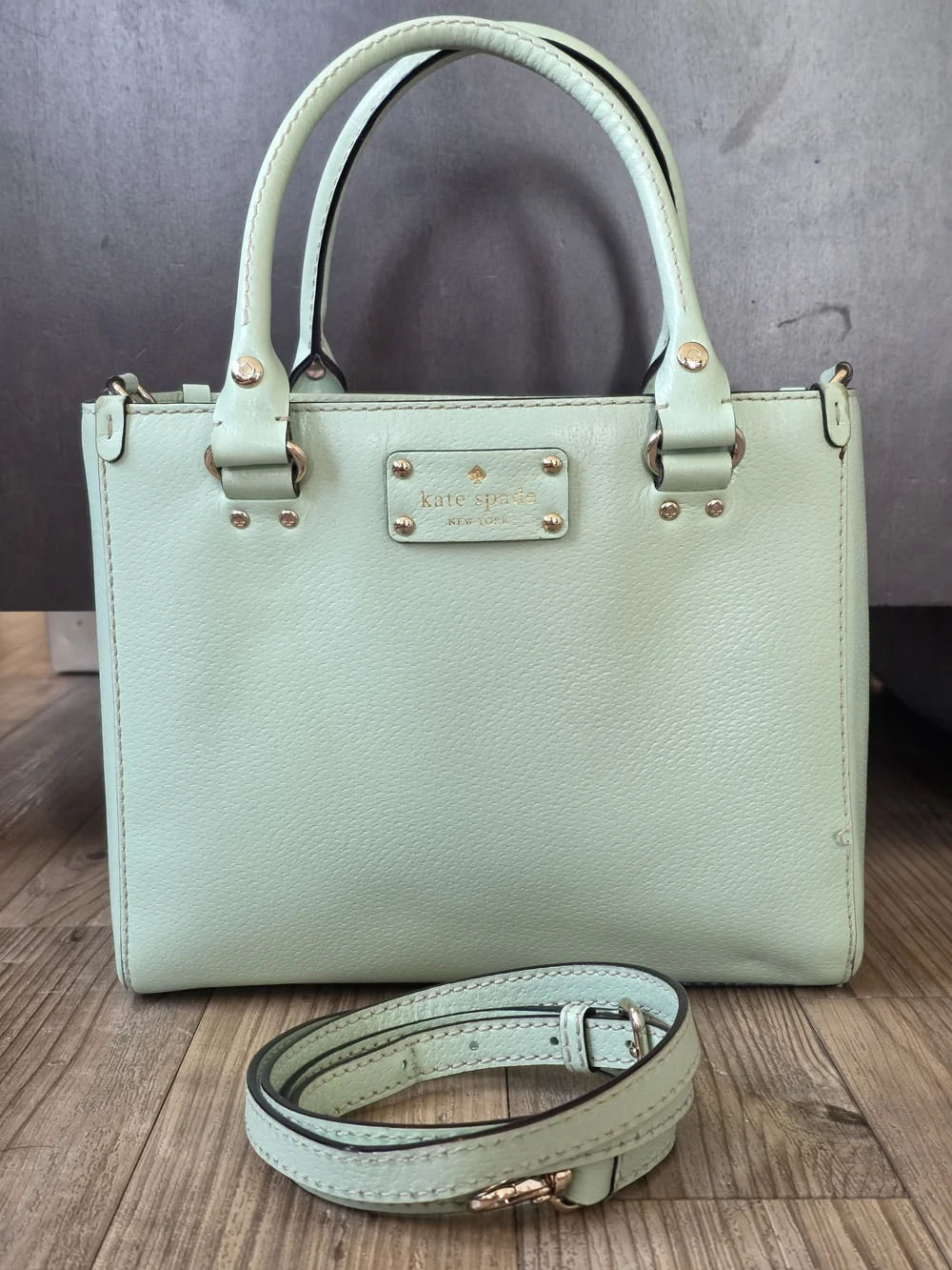 kate spade Mint Leather Satchel